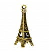 Zawieszka Paryż 3D Wieża Eiffla 10x25mm mosiądz