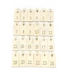 Kalendarz adwentowy drewniany 24 elementy