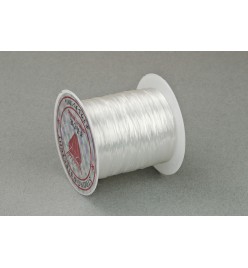 Żyłka gumka guma płaska elastyczna 1mm 10m transparent