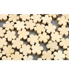 Drewniane koraliki kwiatek surowe 20mm