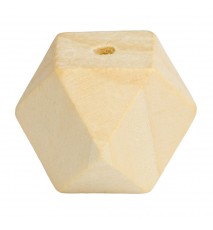 Drewniane koraliki diamenty surowe 30x30mm