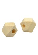 Drewniane koraliki diamenty surowe 8x8mm 10szt.
