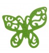 Ażurowa zawieszka motyl 50mm zielony