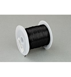 Żyłka gumka guma płaska elastyczna 1mm 10m czarny
