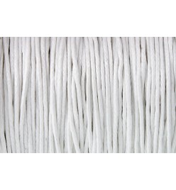 Sznurek bawełniany woskowany 1mm 20-30m biały