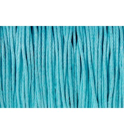 Sznurek bawełniany woskowany 1mm 20-30m błękitny